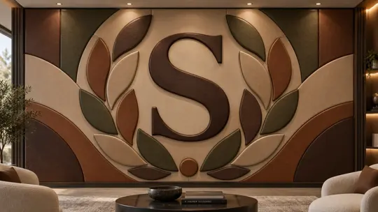 Monogram duvar tasarımı, 2. görsel
