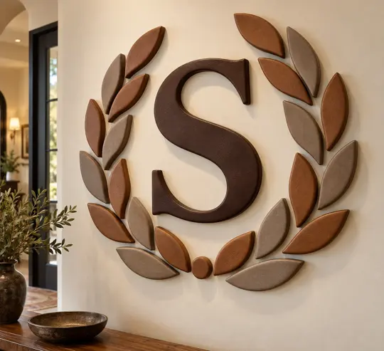Monogram duvar tasarımı, 1. görsel