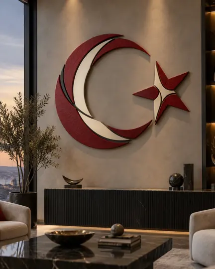 Ay Yıldız duvar tasarımı, 2. görsel