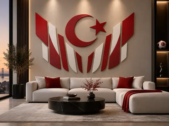 Ay Yıldız duvar tasarımı, 4. görsel